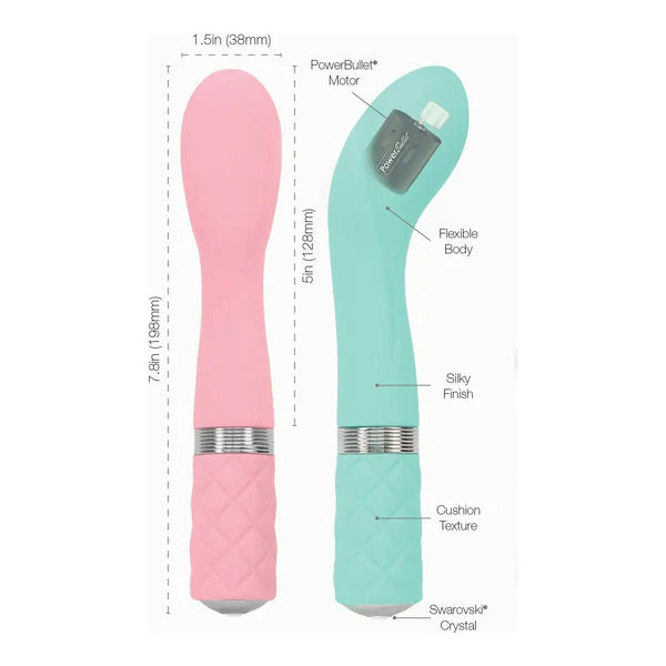 Pillow Talk Sassy - G-Spot Massager - Teal