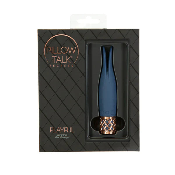 Pillow Talk Secrets Playful Massager - Blue