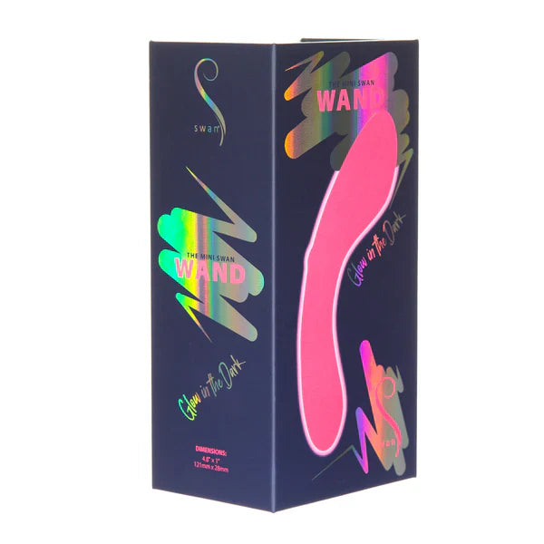 Swan The Mini Swan Wand - Pink Glow In The Dark