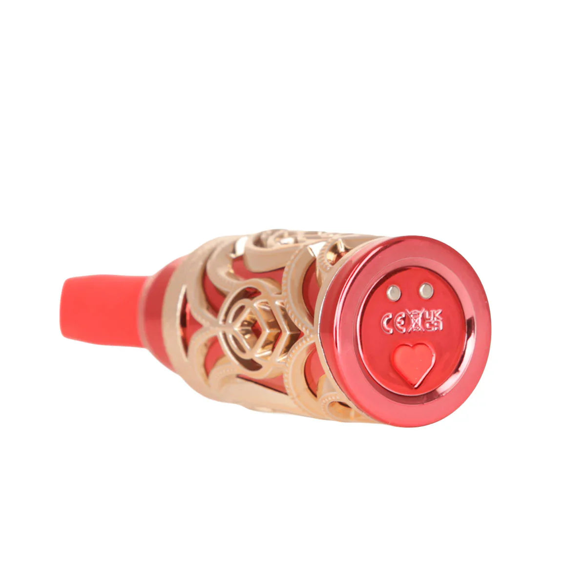 Ruby Kiss Lipstick - Red and Rose Gold