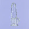 Addiction Crystal – 6" Clear Dildo with Balls