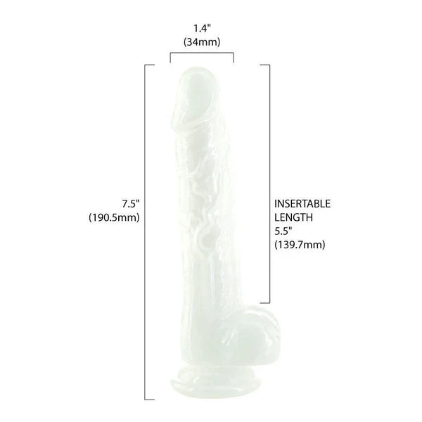 Addiction Pearl 7.5" Dildo with Balls