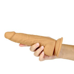 Naked Addiction 8" Silicone Dual Density Dildo – Caramel