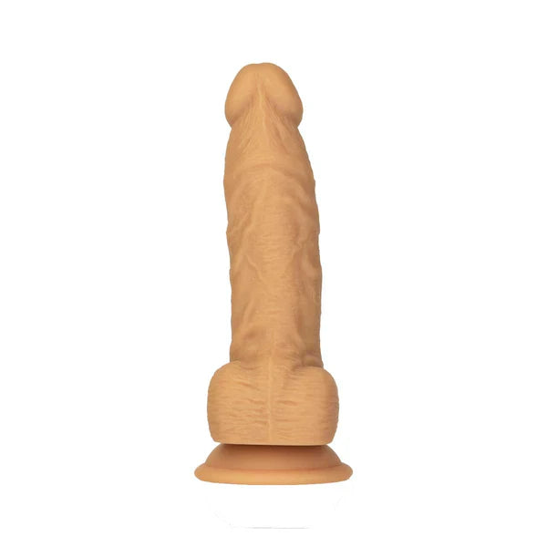Naked Addiction 8" Silicone Dual Density Dildo – Caramel