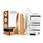 Naked Addiction 8" Silicone Dual Density Dildo – Caramel