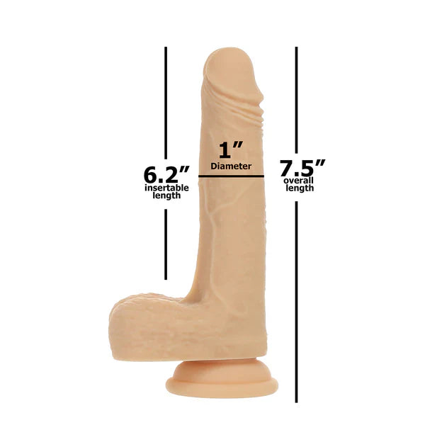 Naked Addiction The Freak - 7.5" Rotating & Thrusting Vibrating Dong