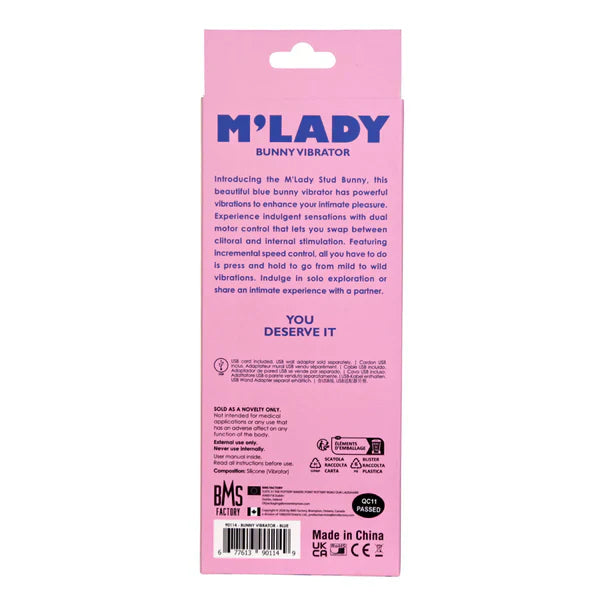 M’Lady Stud Bunny - Blue