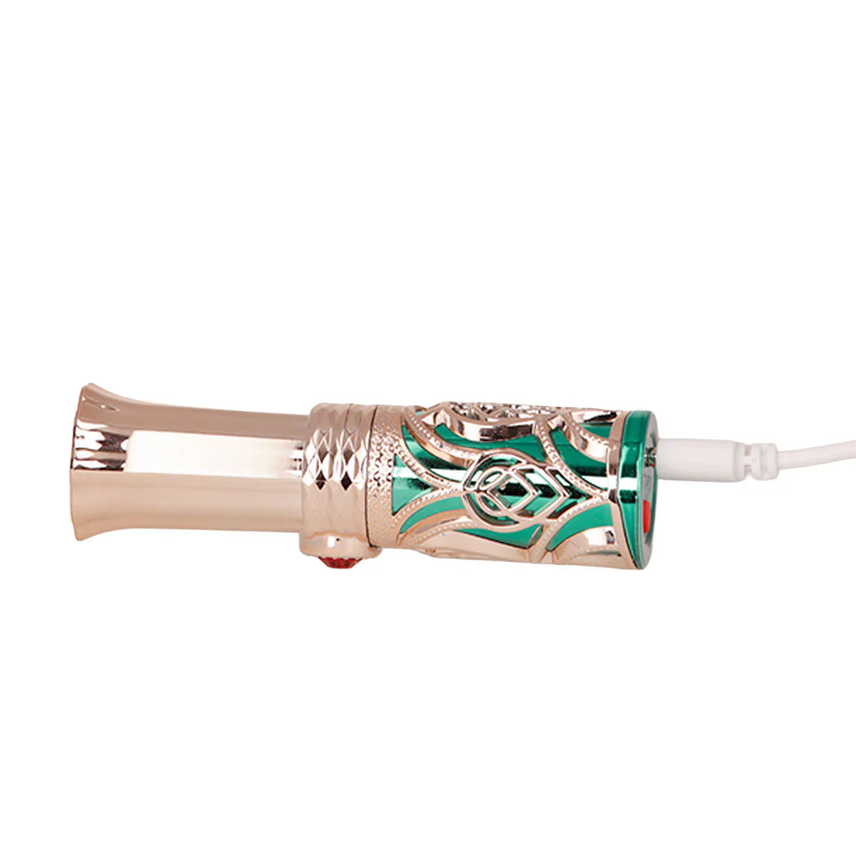 Emerald Kiss Lipstick – Green and Rose Gold