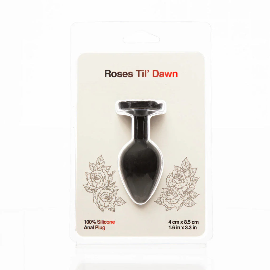 Roses Til’ Dawn – Silicone Anal Plug – Medium