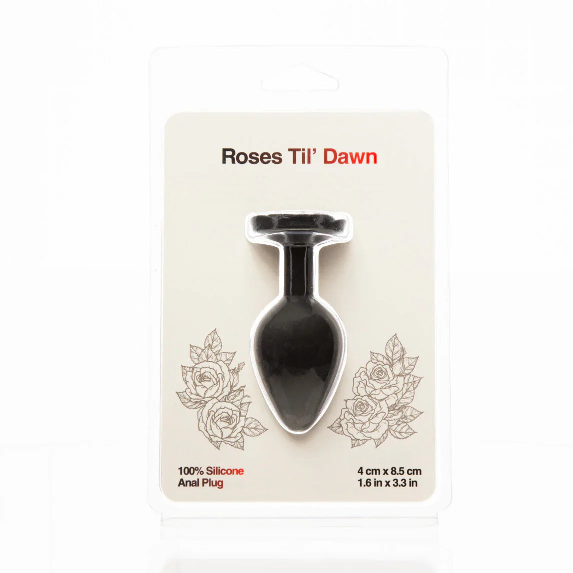 Roses Til’ Dawn – Silicone Anal Plug – Medium