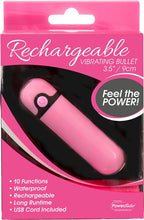 PowerBullet Simple and True - Rechargeable Vibrating Bullet - Pink