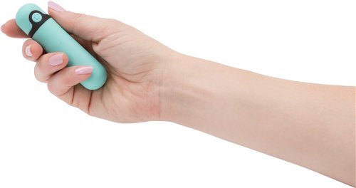 PowerBullet Simple and True - Rechargeable Vibrating Bullet - Teal
