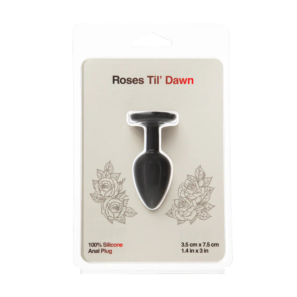 Roses Til’ Dawn – Silicone Anal Plug – Small